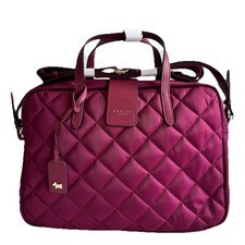 RADLEY Brockley Responsible Merlot Large Zip Top Crossbody Grab Work Bag - New