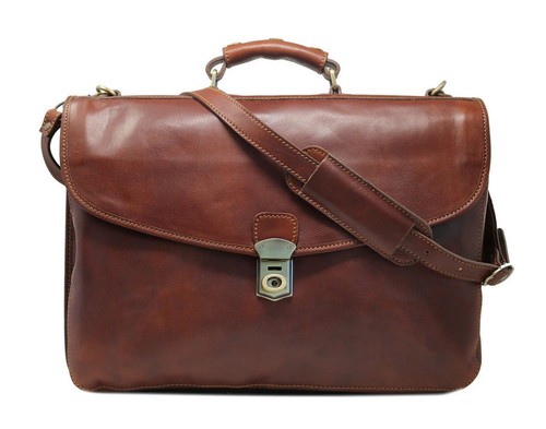 Cenzo leather briefcase - cenzo,