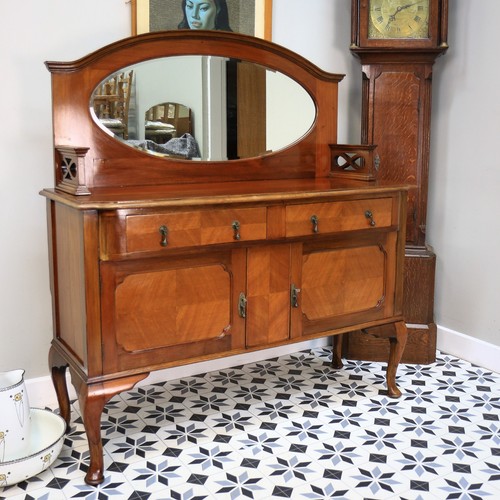 Edwardian mirror back - edwardian,