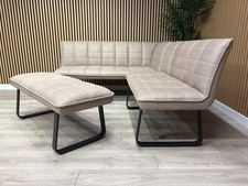 Furniture Village- LIMA Fabric Corner Bench Set, RRP: £1299