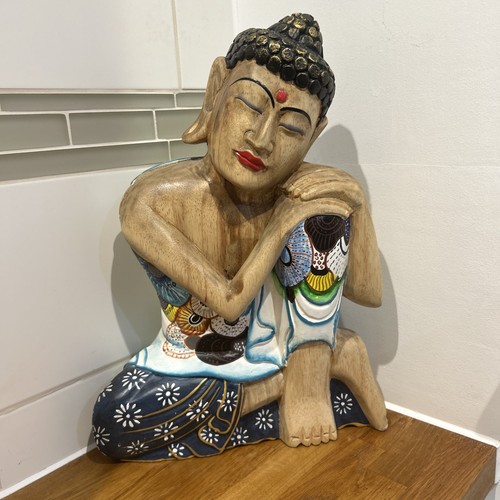Buddha large wooden hand - buddha,