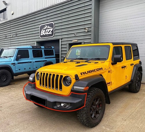 Front bumper for jeep wrangler - front,
