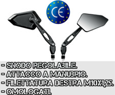 PAIR OF BLACK MIRRORS UNIVERS