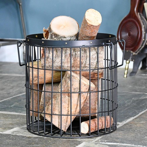 Black wirework fireside - wirework,