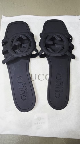 Gucci sandal slide black - gucci,
