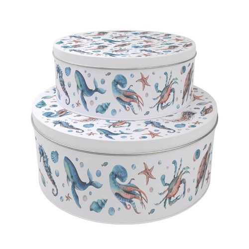 Set sea life cake - of,