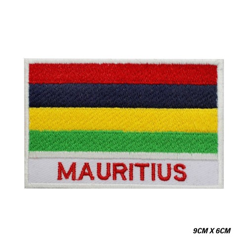 Mauritius flag embroidered - flag,