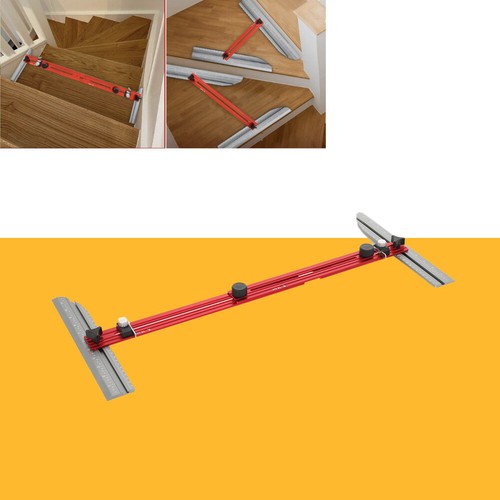 Stair treads template jig - stair,