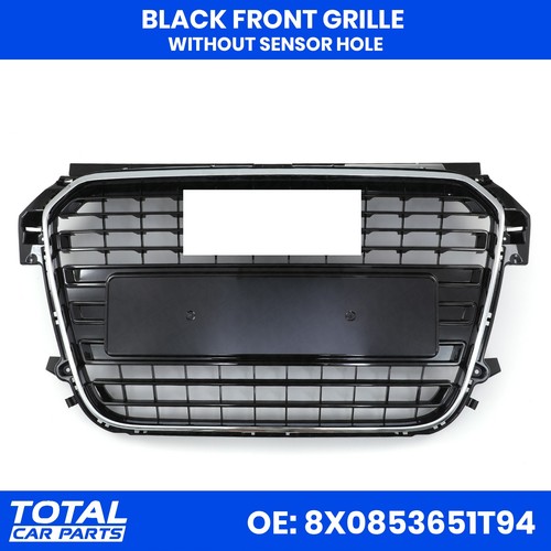 Radiator grille black gloss - black,