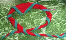 Scout Scarf No. 1 - Red With Green Trim