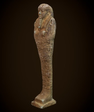 Antique Egyptian Faience Stone Egyptian Ushabti Funerary Figurine Afterlife BC