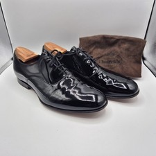 Church's Custom Grade Oxford Alastair patent black leather shoes UK 10
