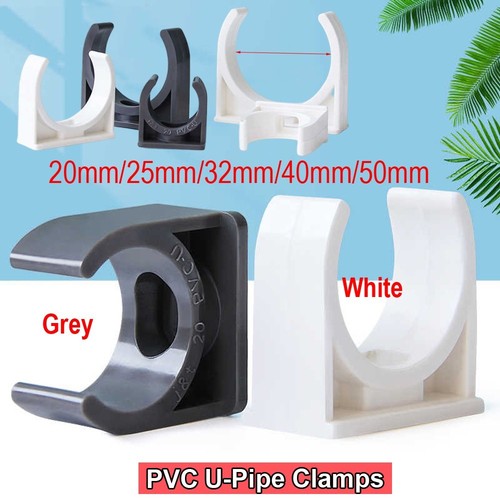 Open pipe clips - pipe, pvc