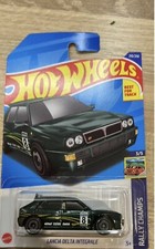 Hot Wheels Lancia Delta Integrale EVO Green Short Card