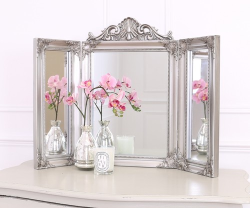 55x74cm silver triple dressing - 55x74cm,