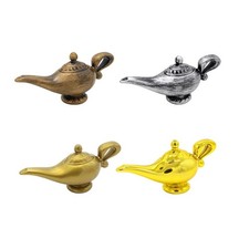 Genie Lamp Tabletop Item, Party Supplies, Photo Props for Desktop And Bookshelf