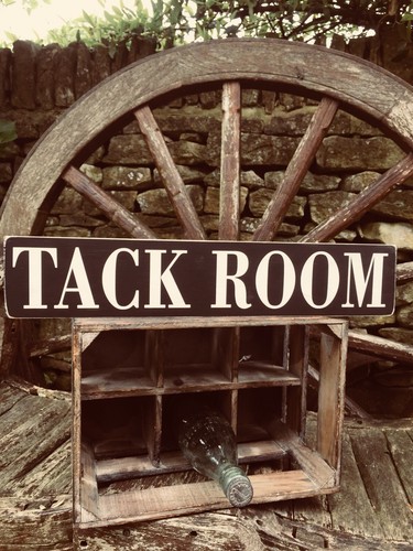 Tack room sign old - tack,