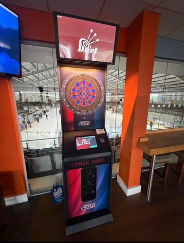 Darts arcade machine coin card - darts,
