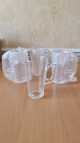 Tall clear glass coffee - 4, x