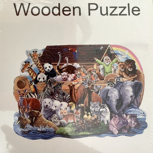 Wooden noah ark puzzle - noah’s,