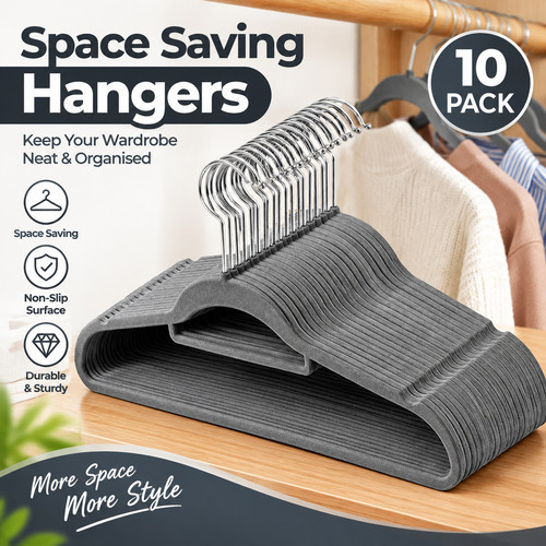 Pack velvet hangers - 10,