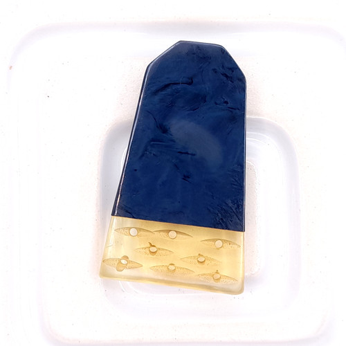 Vintage blue plastic - art, deco