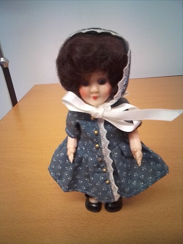 Vintage rosebud doll - vintage, 6.5"