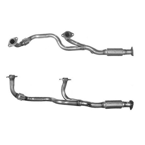 Front pipe and fittings - pipe,