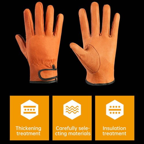 Pair welding leather gloves - 1,