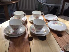 4 Vintage Fine Bone China