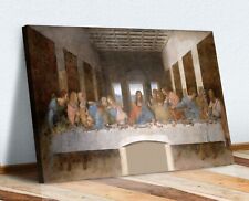 CANVAS WALL ART The Last Supper Leonardo Da Vinci 30MM DEEP FRAMED PRINT