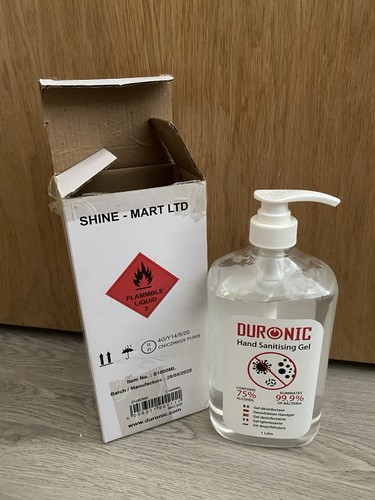 Duronic hand sanitiser gel - duronic,
