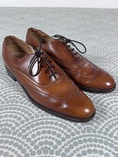 BALLY Mens Leather Brown Lace-Up Shoes UK 8 E Classic Formal Footwear Stylish