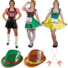 OKTOBERFEST GERMAN BEER FESTIVAL WOMANS FANCY DRESS BAVARIAN COSTUMES LADIES