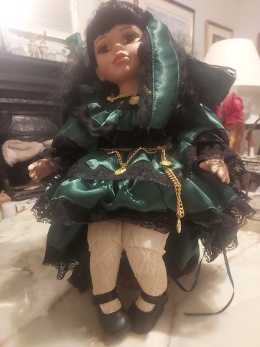 Porcelain doll traditional - porcelain,