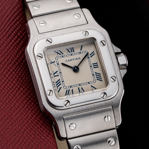 Cartier santos galbee 24mm - santos,