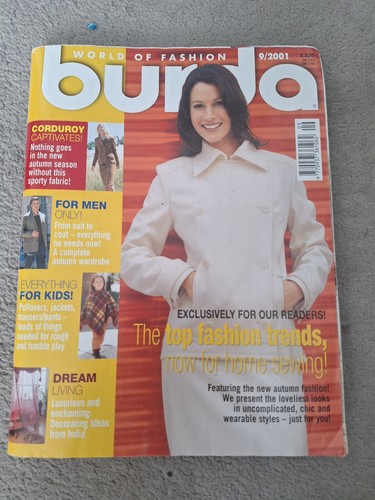 Burda sewing pattern magazine - sewing,