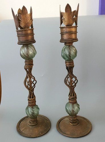 Large vintage tall brass - brass, &