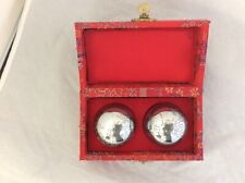 2x Baoding Balls Chrome