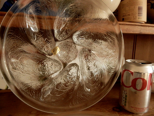 Vintage seafood glass - 1,