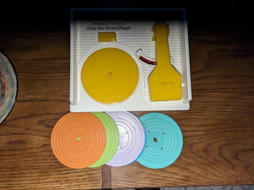 Fisher price music box - fisher, record