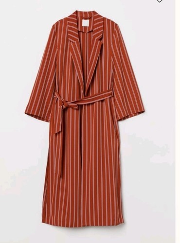 Dark orange long kimono - dark,