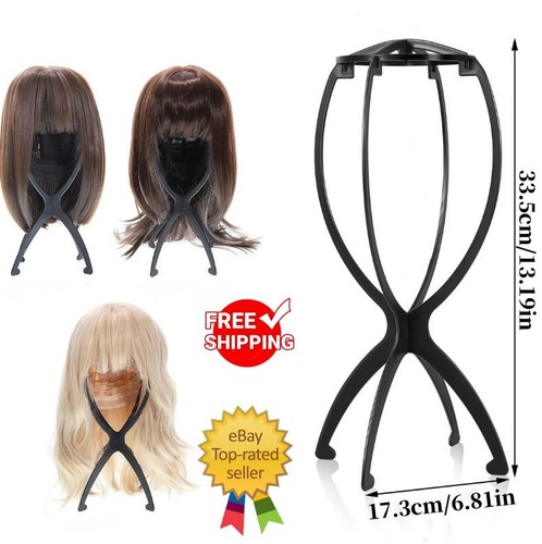 Foldable wig stand holder - foldable,