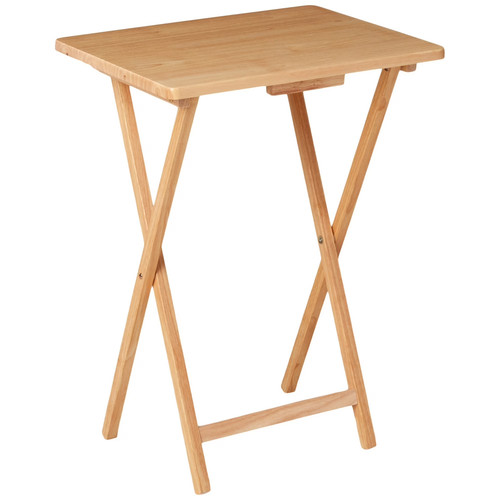 Rubberwood folding table - folding,
