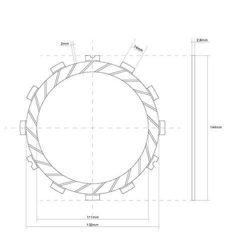 Single clutch disc fcc - clutch,