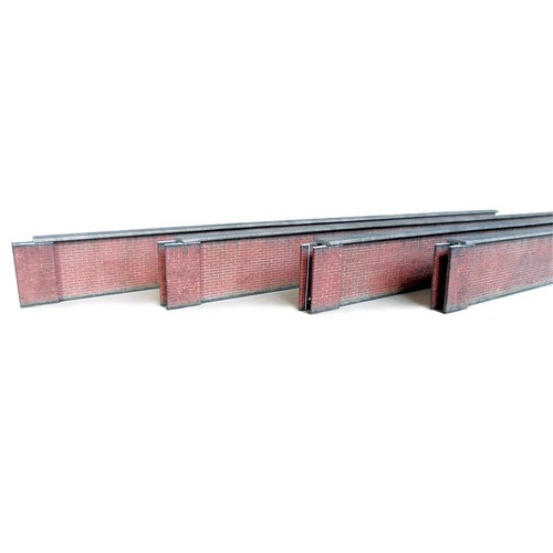 Modern red brick lineside - modern,