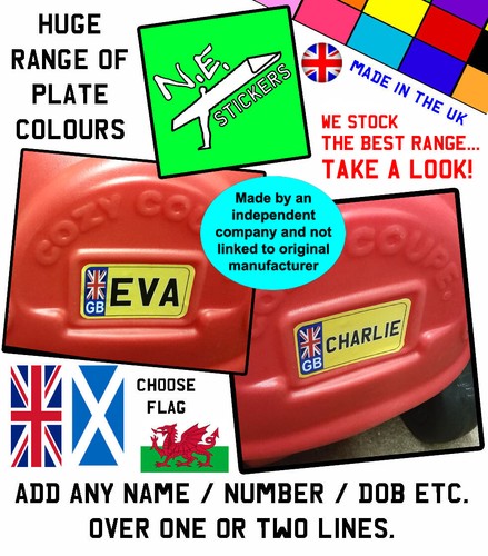 Personalised back kids number - back,