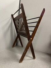 Wooden Folding Magazine Rack