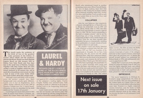 Laurel and hardy - and, in