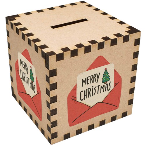 Merry christmas card money - 'merry,